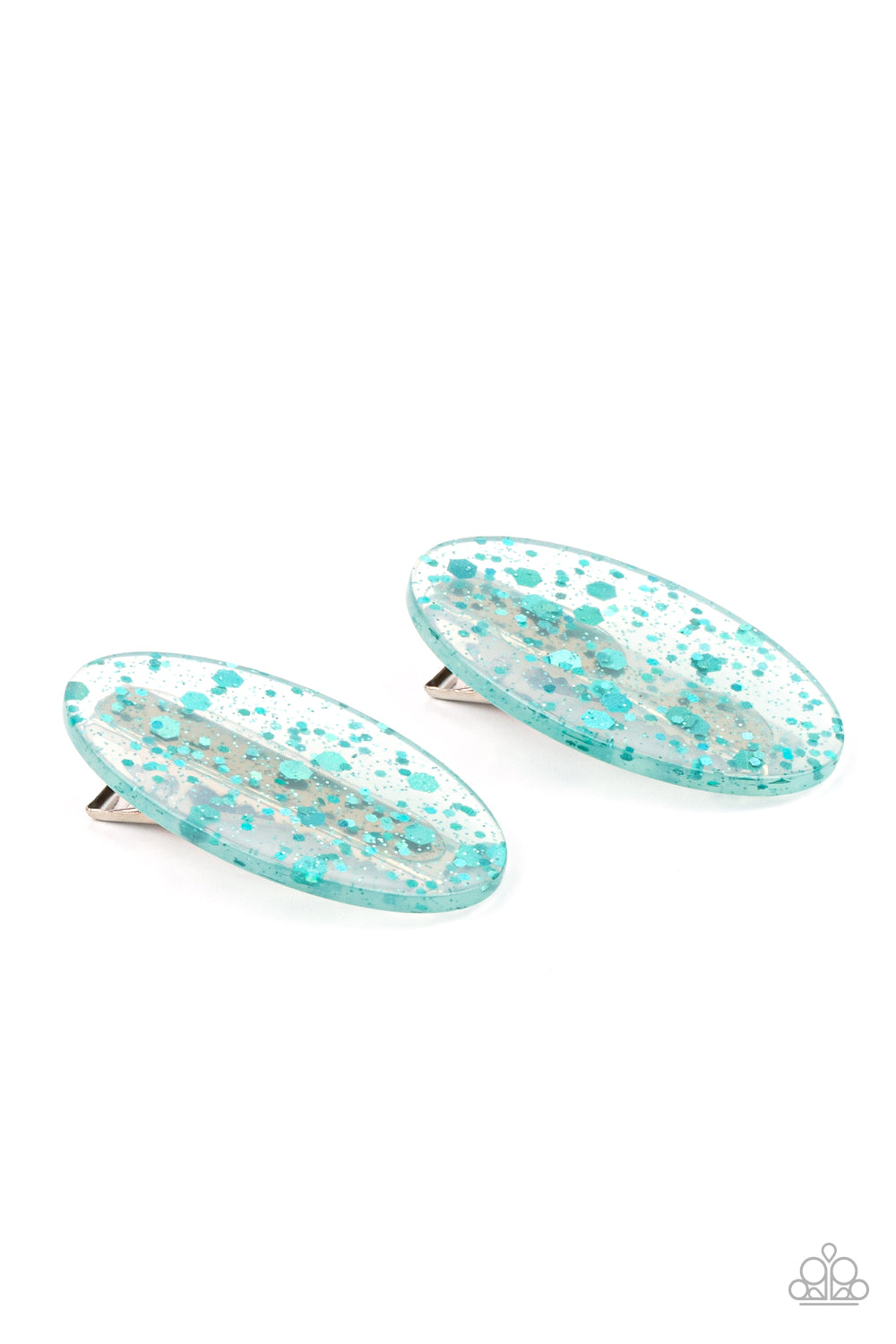 Cake and Confetti - Blue - Paparazzi Hair Accessories Image