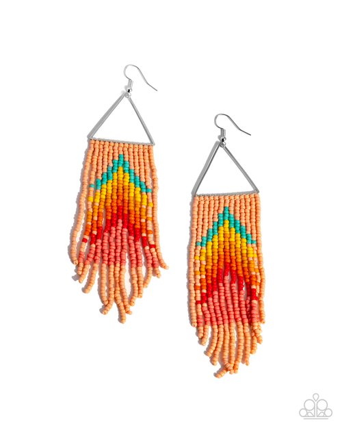 Pointed Promotion - Yellow - Paparazzi Earring Image