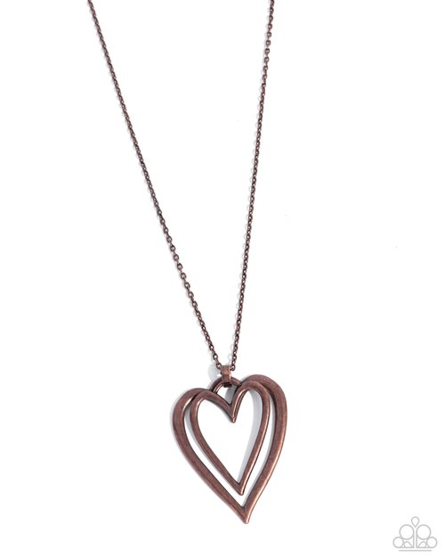 Lets HEART At the Very Beginning - Paparazzi Necklace Image