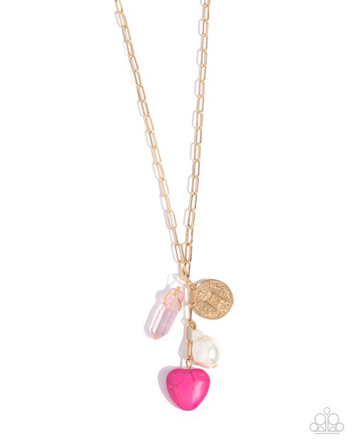 Eclectic Eden - Pink - Paparazzi Necklace Image