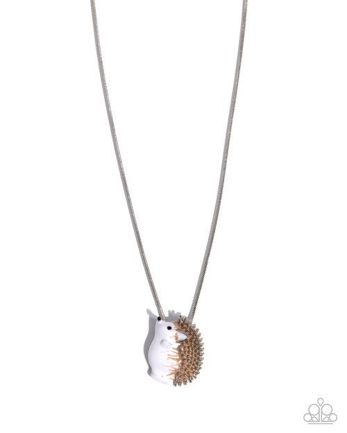 Porcupine Pizzazz - Brown - Paparazzi Necklace Image