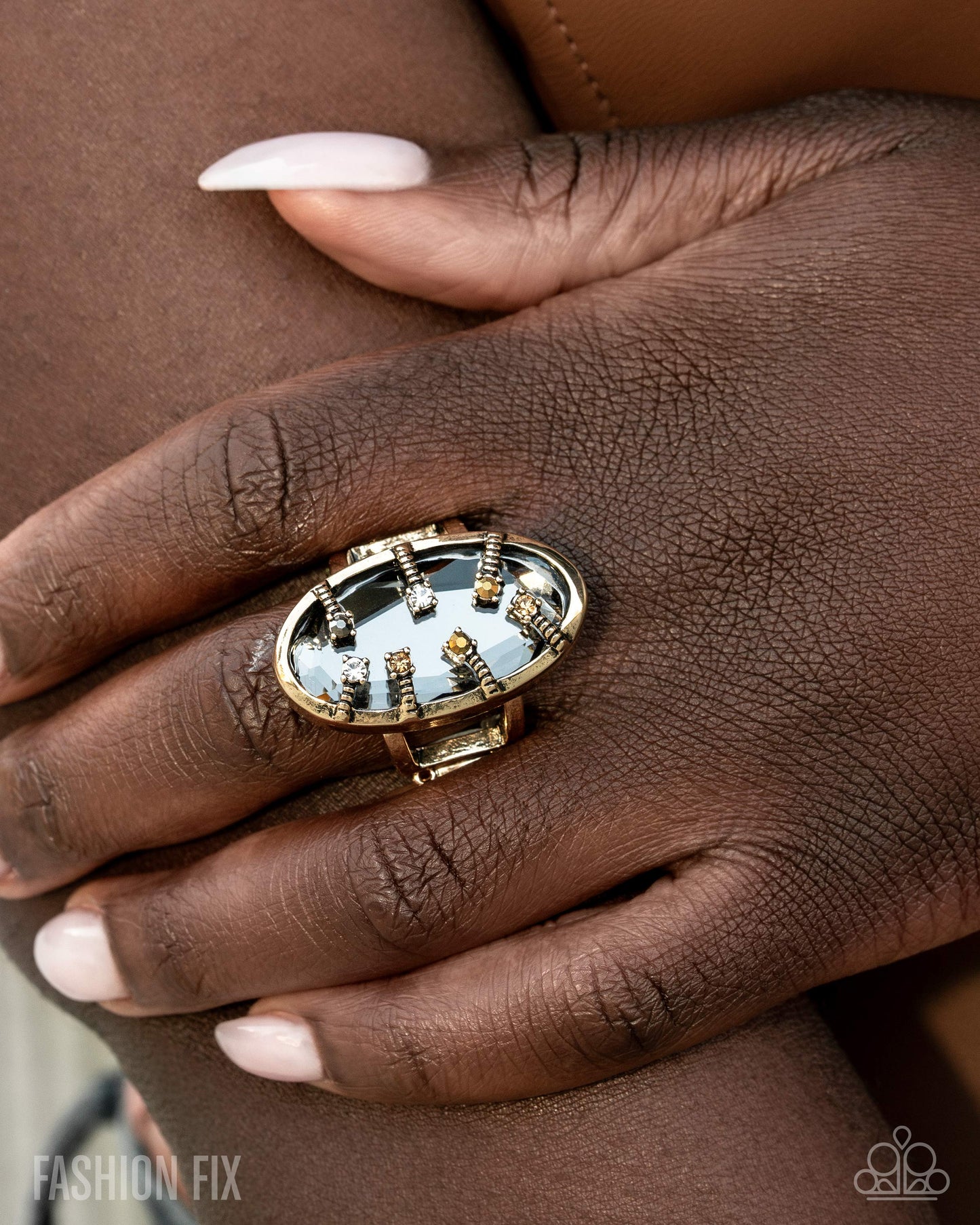 Encircled in Edge - Paparazzi Ring Image