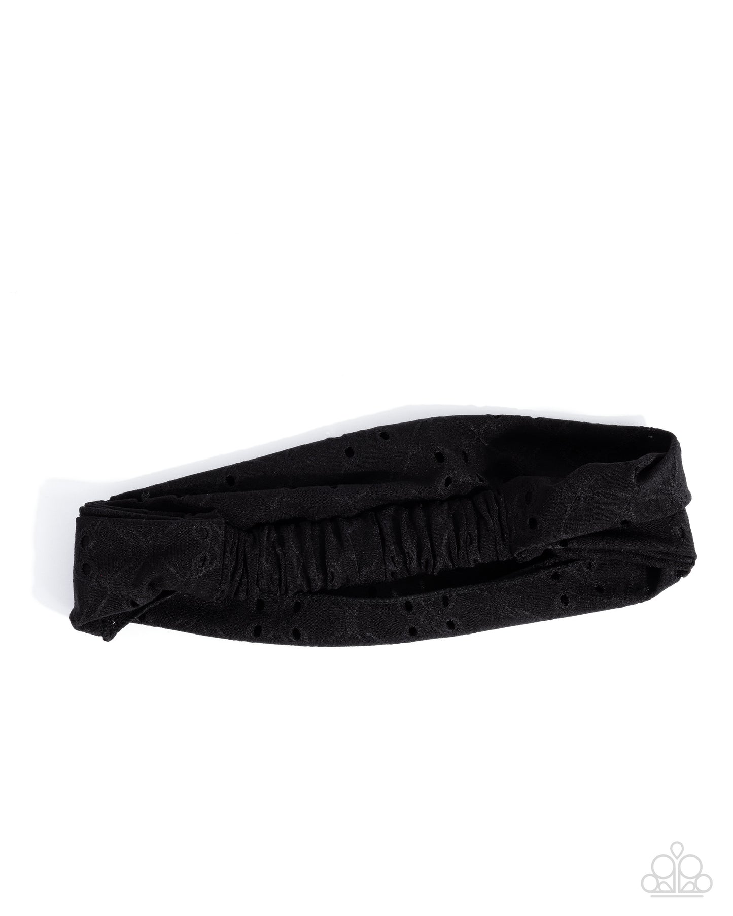 Eyelet Elegance - Black - Paparazzi Product Image