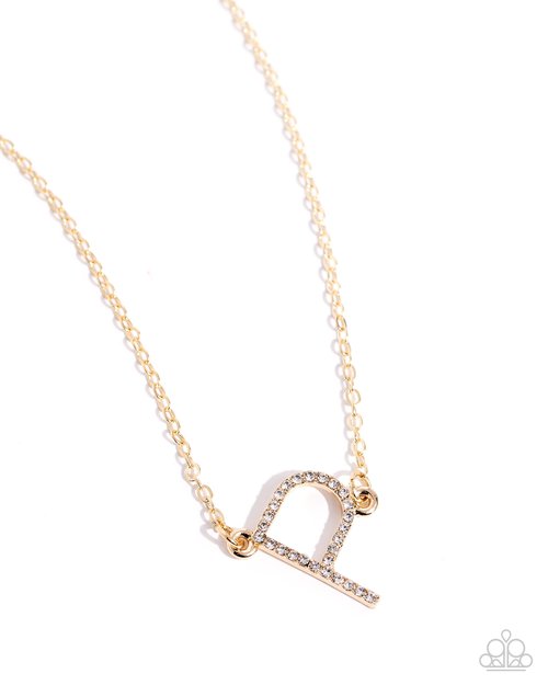INITIALLY Yours - P - Paparazzi Necklace Image
