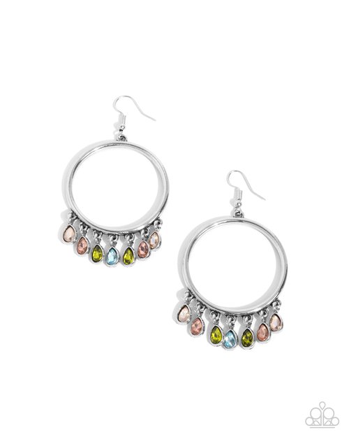 Hooped Hello - Paparazzi Earring Image