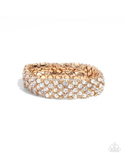 Prismatic Perspective - Gold - Paparazzi Bracelet Image