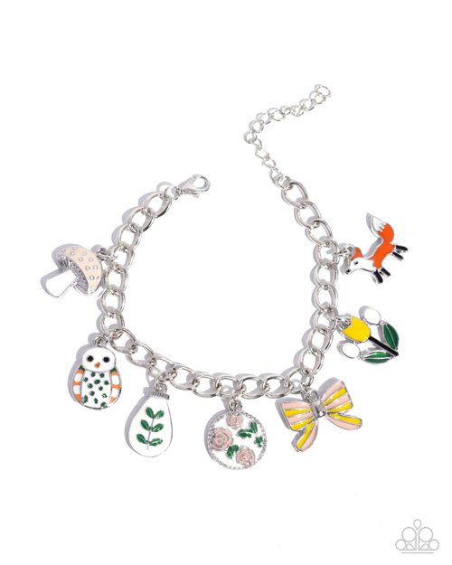 Complex Charms - Yellow - Paparazzi Bracelet Image