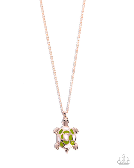 Turtle Theme - Complete Look - Gold - Paparazzi Product Image