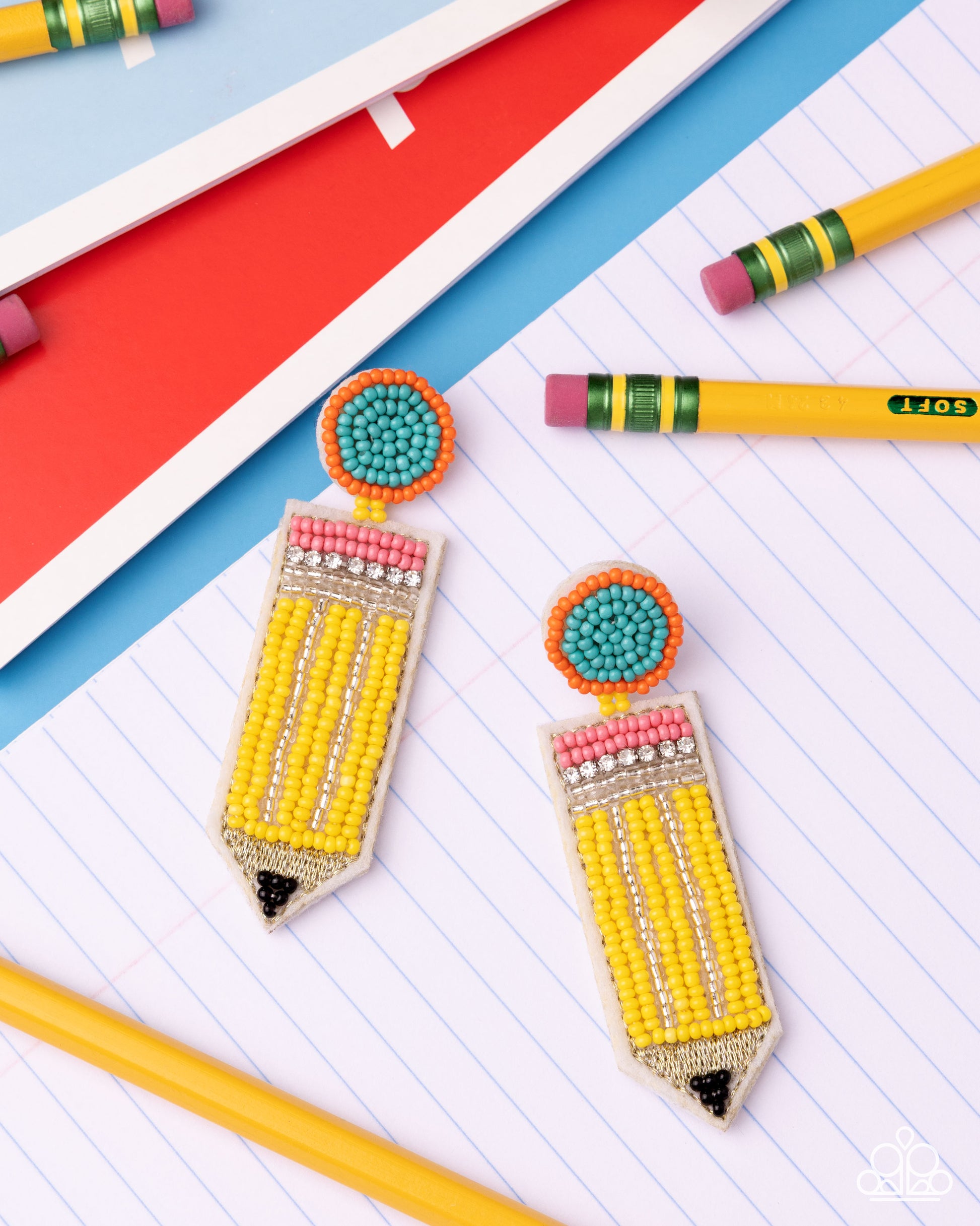 Phenomenal Pencil - Yellow - Paparazzi Earring Image