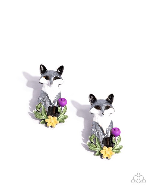 Fox Fanatic - Earrings - Paparazzi Earring Image