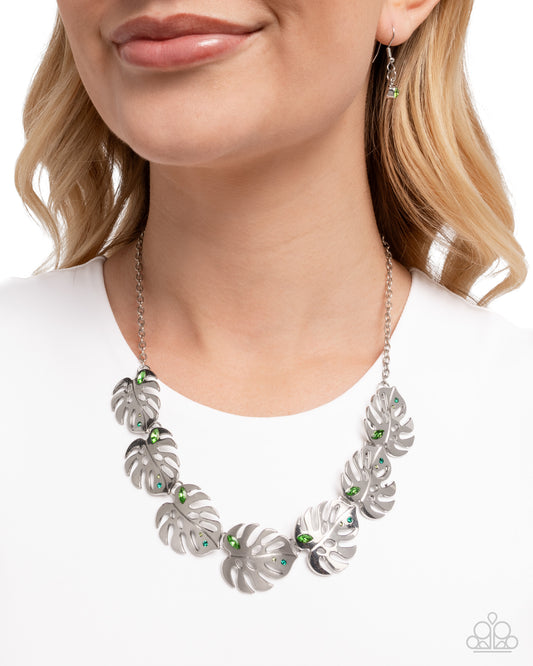 Leafy Legato - Green - Paparazzi Necklace Image