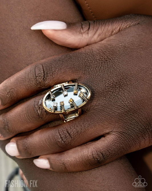 Encircled in Edge - Paparazzi Ring Image